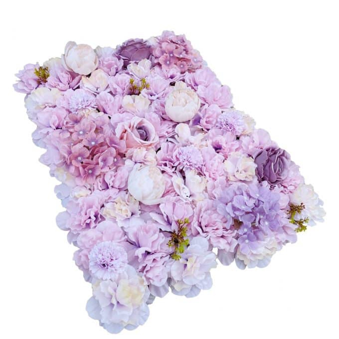 Luxury Pink Artificial Flower Wall