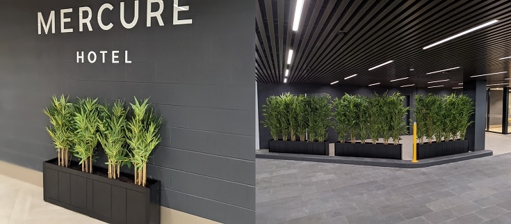 Artificial Plants Case Study of Mercure Hotel by Designer Plants Featured