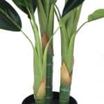 Artificial Bird of paradise with faux leaves