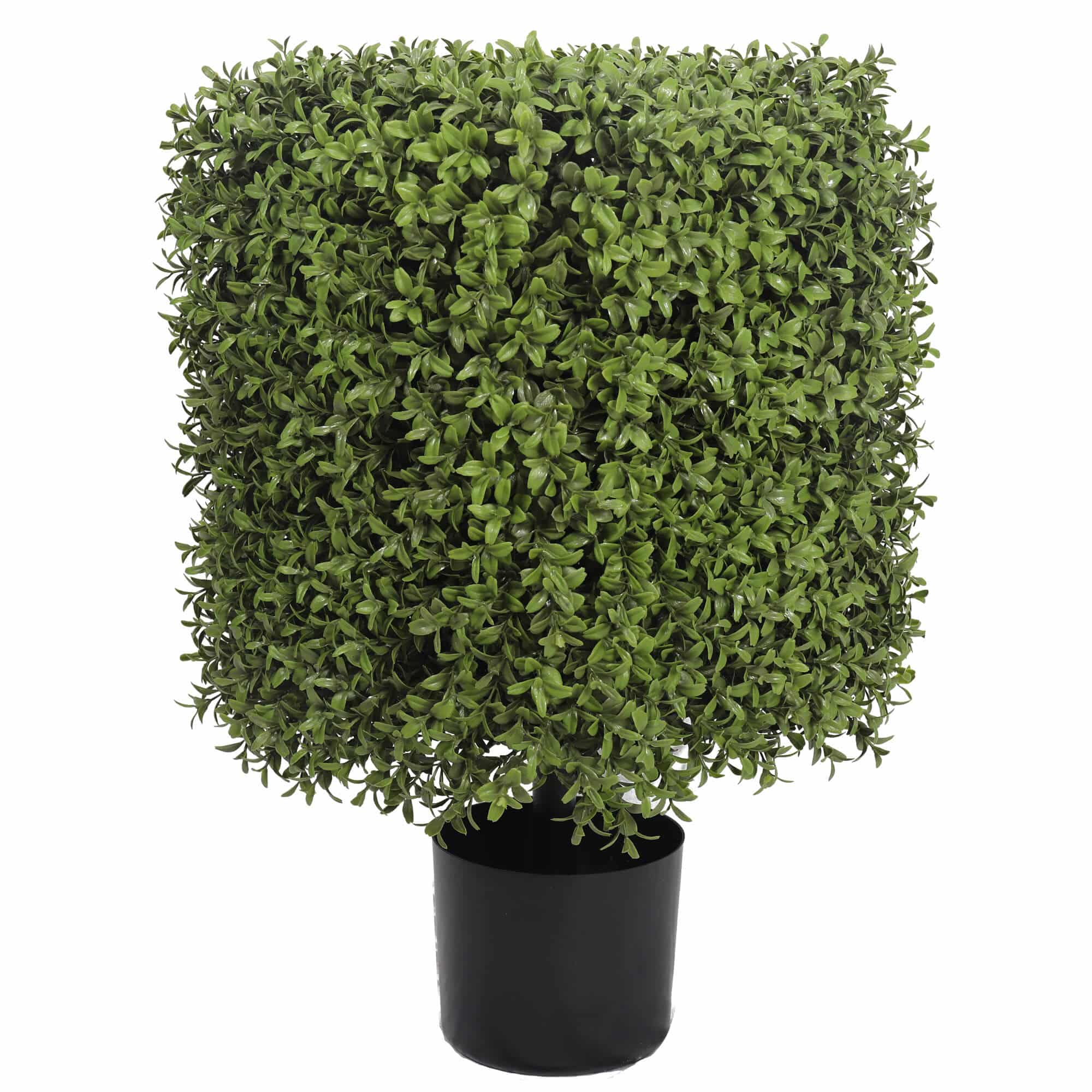 Artificial Topiary Square Buxus Fake Hedge with Pot UV Resistant