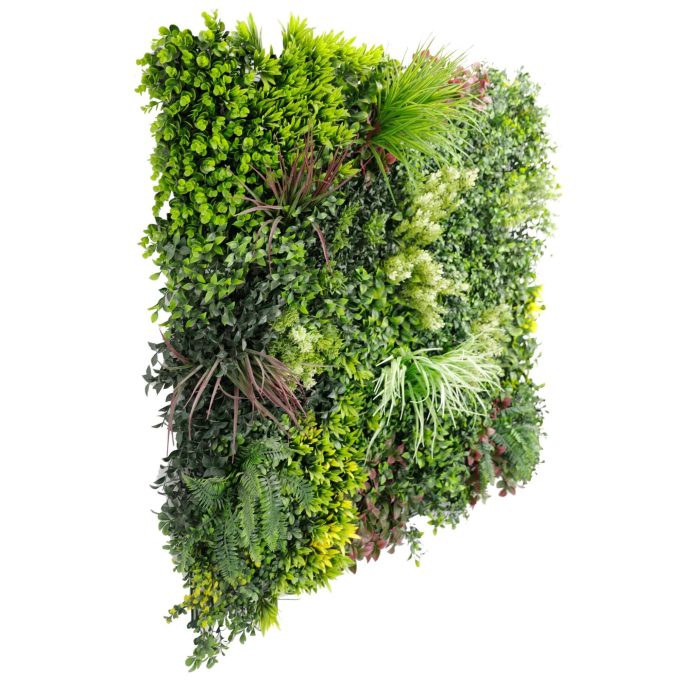 Premium Colourful Vertical Garden Panel with Flowering Plants