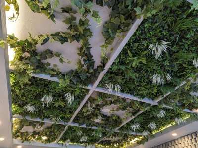 artificial hanging ivy ceiling
