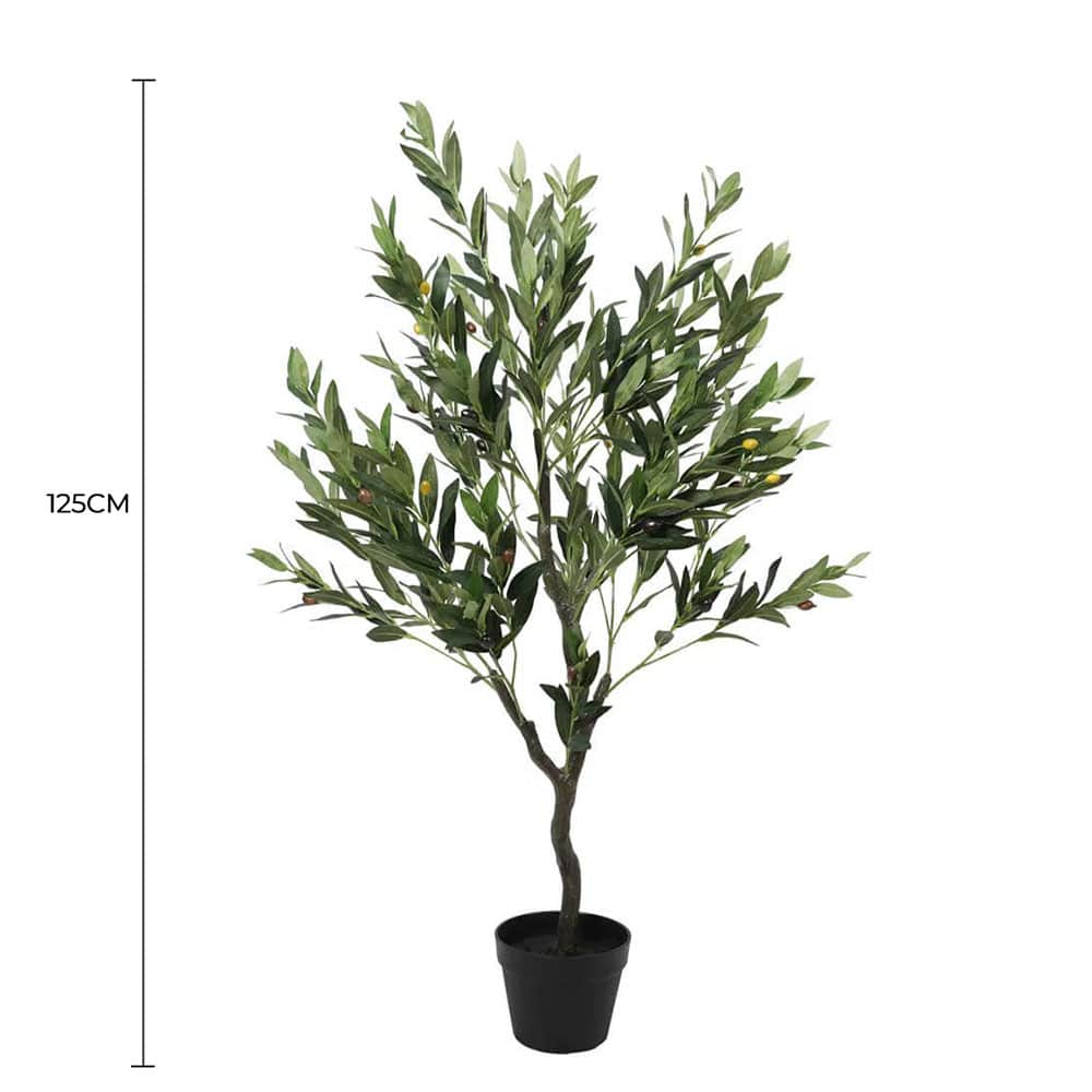 Artificial Olive Tree with Olives 125cm - Designer Plants®