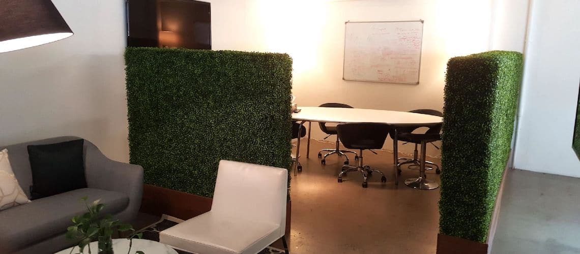 artificial plants make an office space come to life!